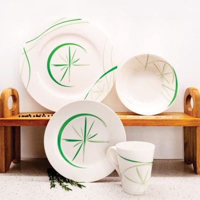 Portion Control 4 Piece Dinner Set